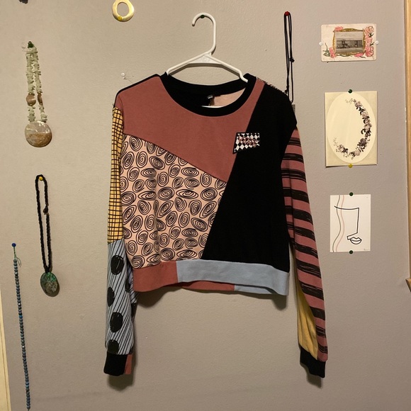 Vans | Sweaters | Vans Sally Nightmare Before Christmas Cropped Sweatshirt  | Poshmark